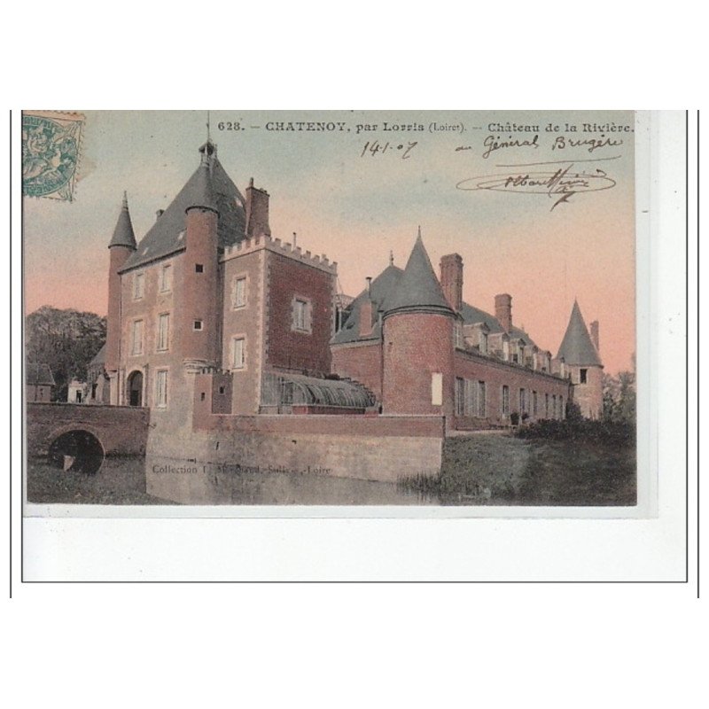 CHATENOY par LORRIS - Château de la Rivière - très bon état