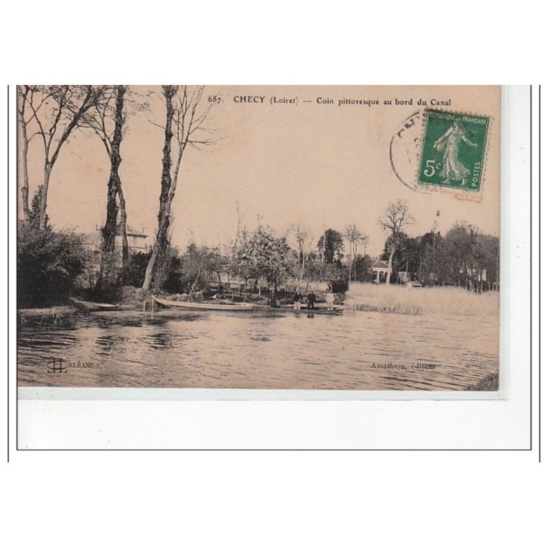 CHECY - Coin pittoresque au bord du canal - très bon état
