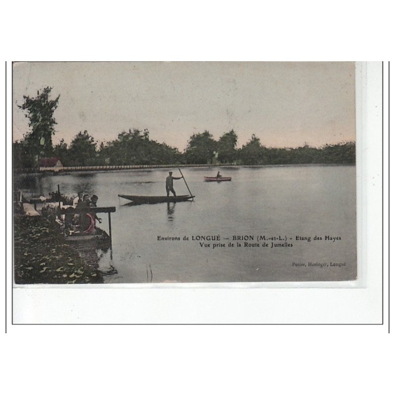 Environs de LONGUE - BRION - Etang des Hayes - vue prise de la Route des Jumelles - très bon état