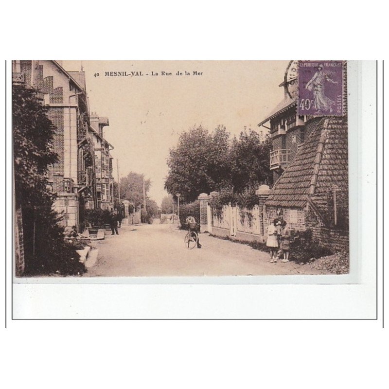 MESNIL-VAL - La rue de la Mer - très bon état