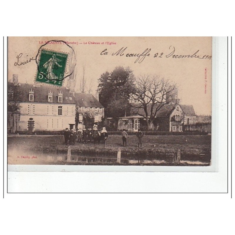 LA MEAUFFE - Le château et l'église - très bon état