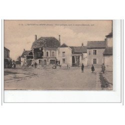 SAVIGNY SUR ARDRE - Place Publique après la retraite allemande 1918 - très bon état