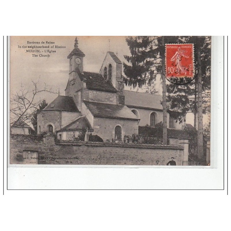 MUIZON - Environs de REIMS - L'église - très bon état