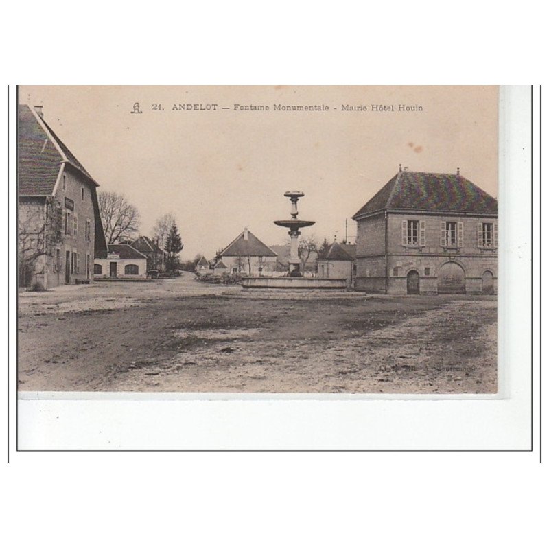 ANDELOT - Fontaine Monumentale - Mairie Hôtel Houin - très bon état