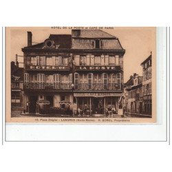 LANGRES - Hôtel de la Poste et Café de Paris - très bon état