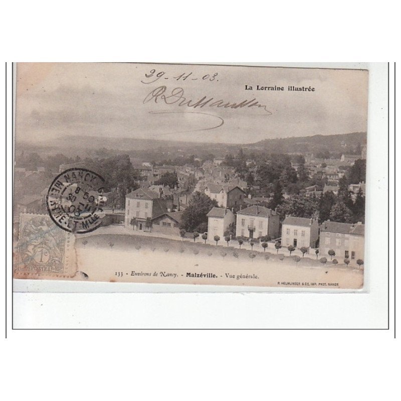 MALZEVILLE - Environs de NANCY - Vue générale - très bon état