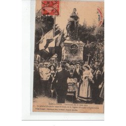 MARS LA TOUR - 6 août 1910 - le Gal Couturier remet la Croix de la Légion d'Honneur à l'Abbé Faller  - très bon état
