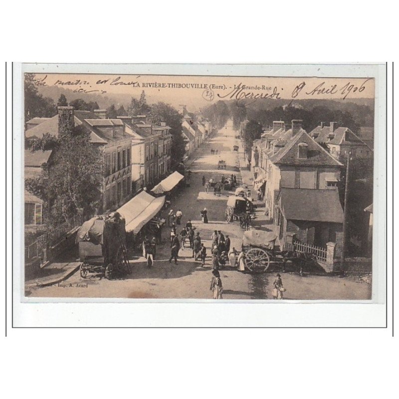 LA RIVIERE THIBOUVILLE - La Grande Rue - très bon état