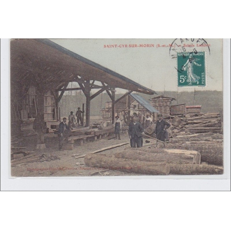 SAINT CYR SUR MORIN : la scierie Lambert (bois) - très bon état