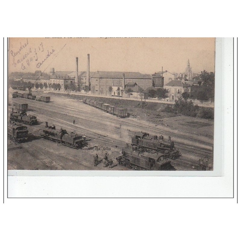 CREPY EN VALOIS - Vue générale - l'usine - intérieur de la gare - très bon état