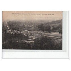 LAIGNEVILLE - Vue générale - La gare et l'usine Desnoyers - très bon état