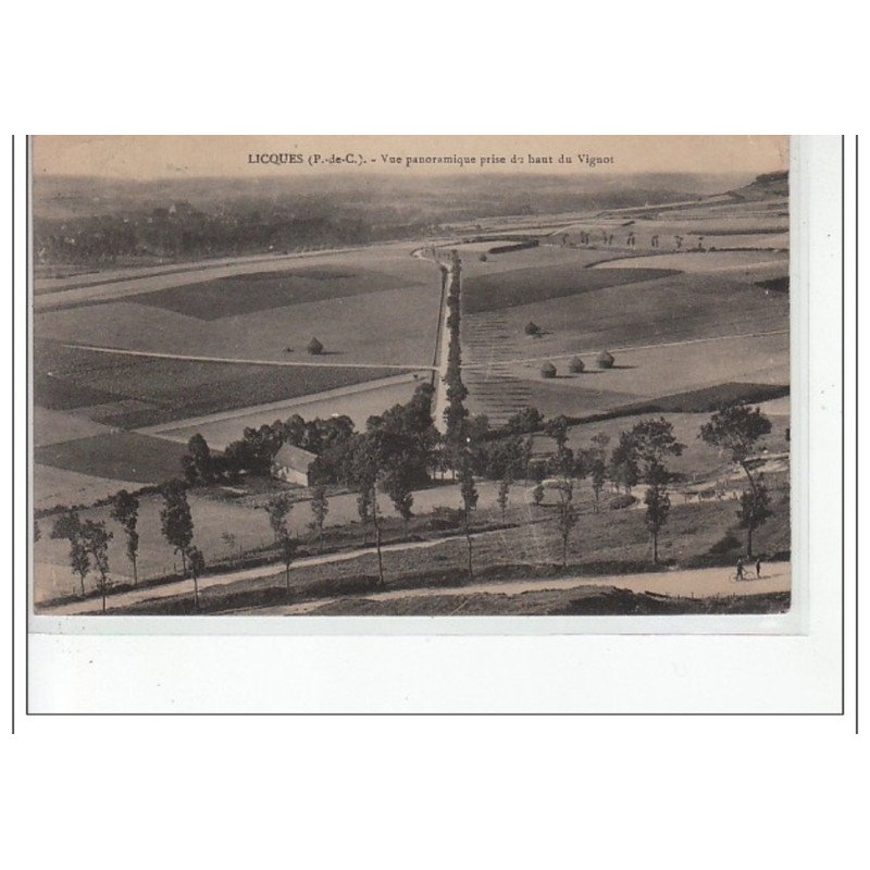 LICQUES - Vue panoramique prise du haut du Vignot - très bon état