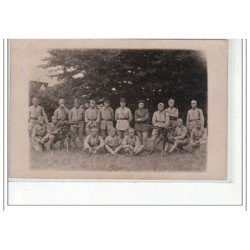 BOURG-LASTIC - CARTE PHOTO - Militaires - mitrailleuse - très bon état