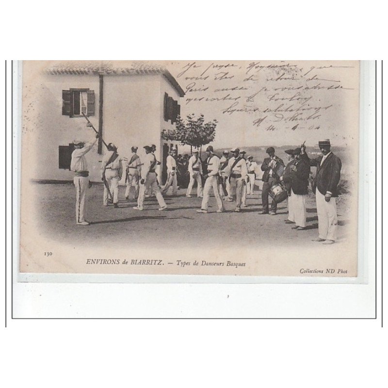 Environs de BIARRITZ - Types de danseurs basques - très bon état