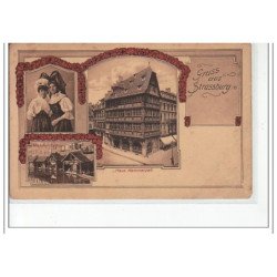 STRASBOURG  - Gruss aus Strassburg - très bon état