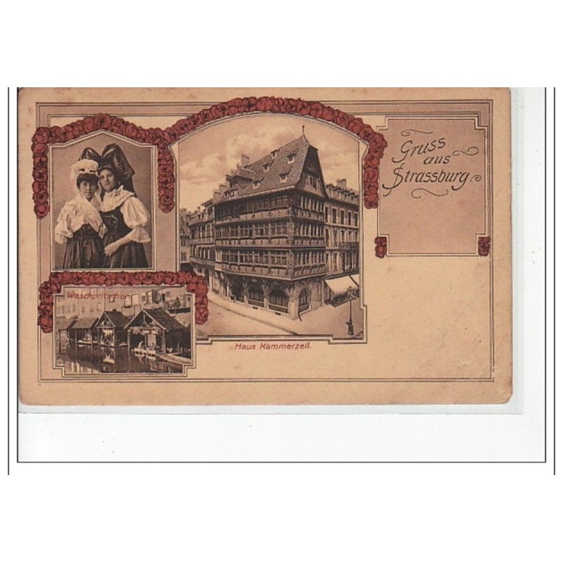 STRASBOURG  - Gruss aus Strassburg - très bon état