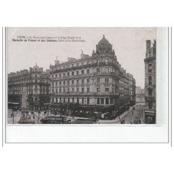 LYON - Le Monument Carnot et le Siège Social de la Mutuelle de France et des Colonies  - très bon état