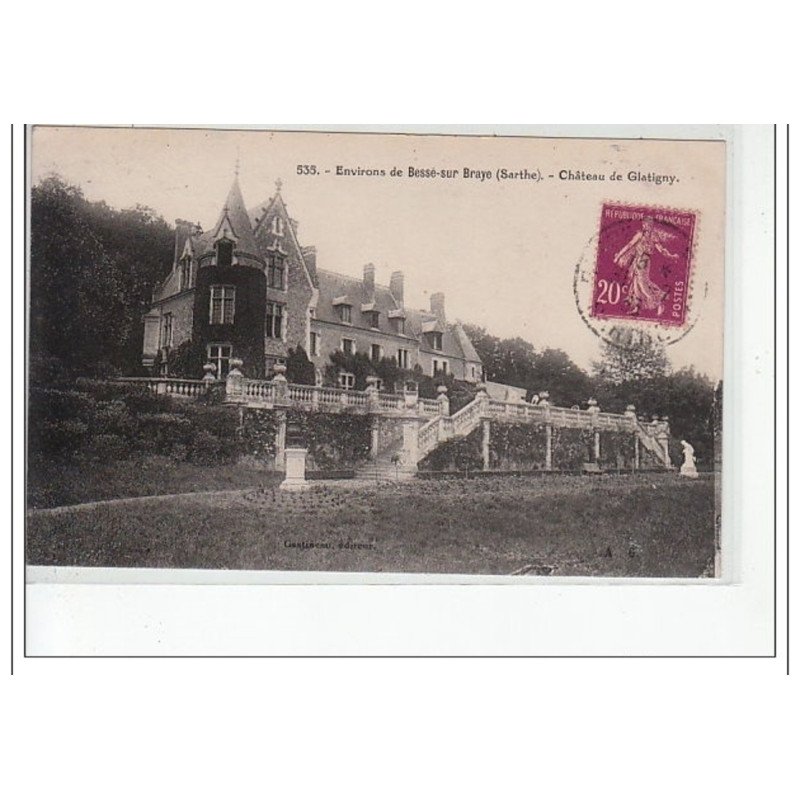 Environs de BESSE SUR BRAYE - Chateau de Glatigny - très bon état