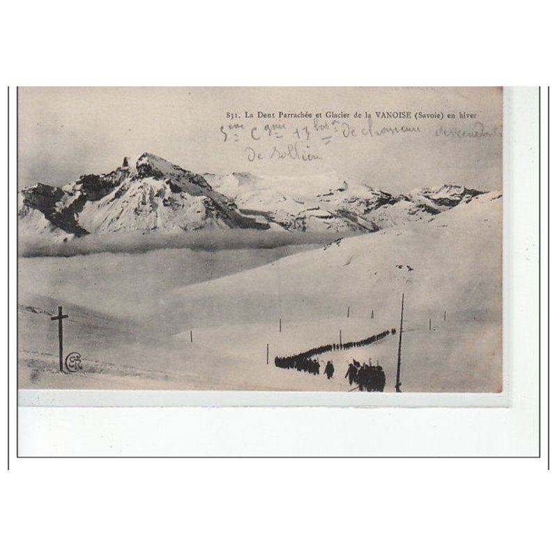 La Dent Parrachée et Glacier de la VANOISE en Hiver  - très bon état