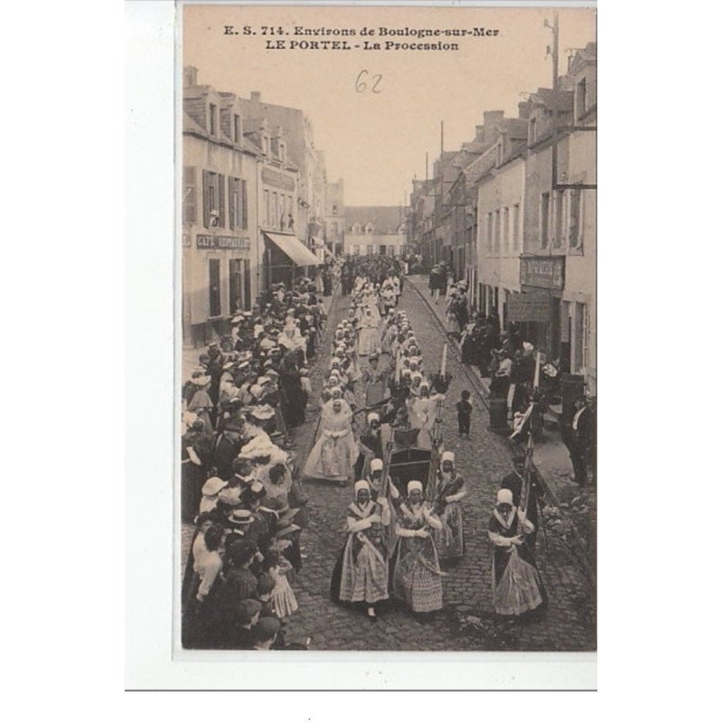 LE PORTEL - Environs de BOULOGNE SUR MER - La Procession - très bon état