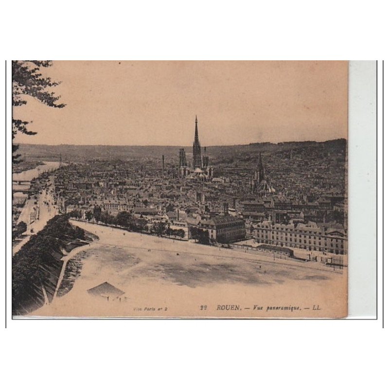 ROUEN - Vue panoramique - très bon état