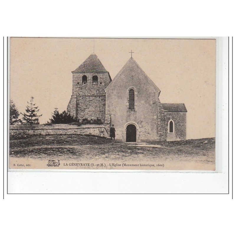 LA GENEVRAYE - L'église (monument historique 1600) - très bon état