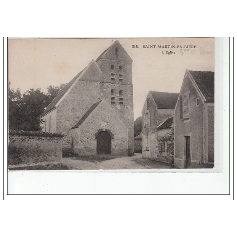 SAINT MARTIN EN BIERE - L'église - très bon état
