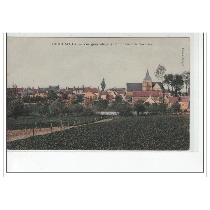 COURPALAY - Vue générale prise du Chemin de Cordoux - très bon état