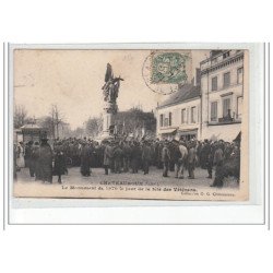 CHATEAUROUX - Le Monument de 1870 le jour de la Fête des Vétérans - très bon état