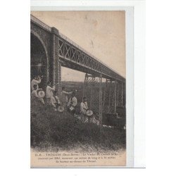 THOUARS - Le viaduc du Chemin de Fer construit par Eiffel au-dessus du Thouet - très bon état