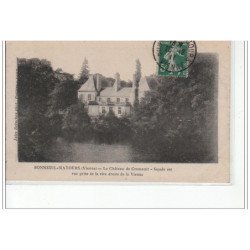 BONNEUIL-MATOURS - Le château de Cremault - façade est - vue prise sur la Rive Droite de la Vienne - très bon état