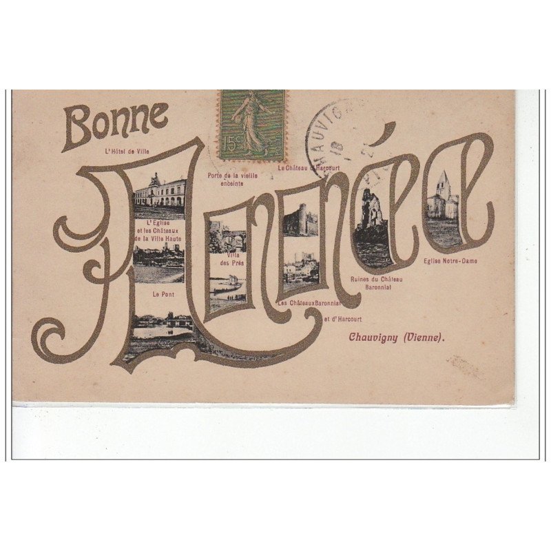 CHAUVIGNY - Bonne année - très bon état