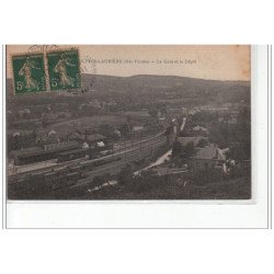 SAINT SULPICE-LAURIERES - La gare et le Dépôt - très bon état