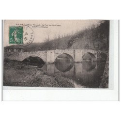SOLIGNAC - Le Pont sur la Briance et le Grand Rocher - très bon état