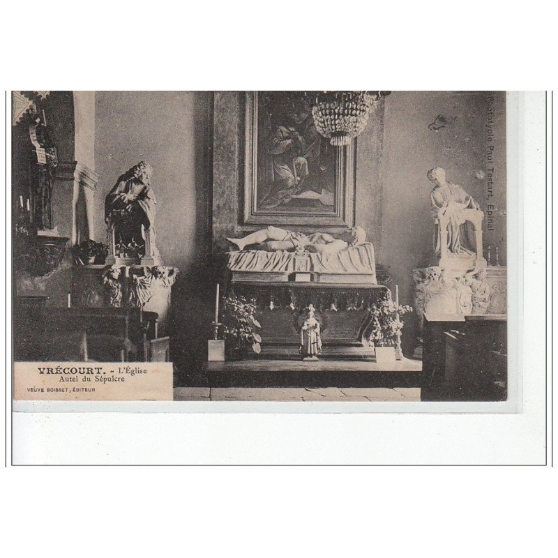 VRECOURT - L'église - Autel du Sépulcre - très bon état VRECOURT - L'église - Autel du Sépulcre - très bon état