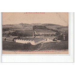 LA CROIX AUX MINES - Vue d'ensemble de l'usine - Peignage et filature de bourre de soie - très bon état