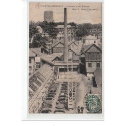 CHATEAURENAULT - Intérieur d'une tannerie Usine L. Nioré-Testu et Cie - très bon état