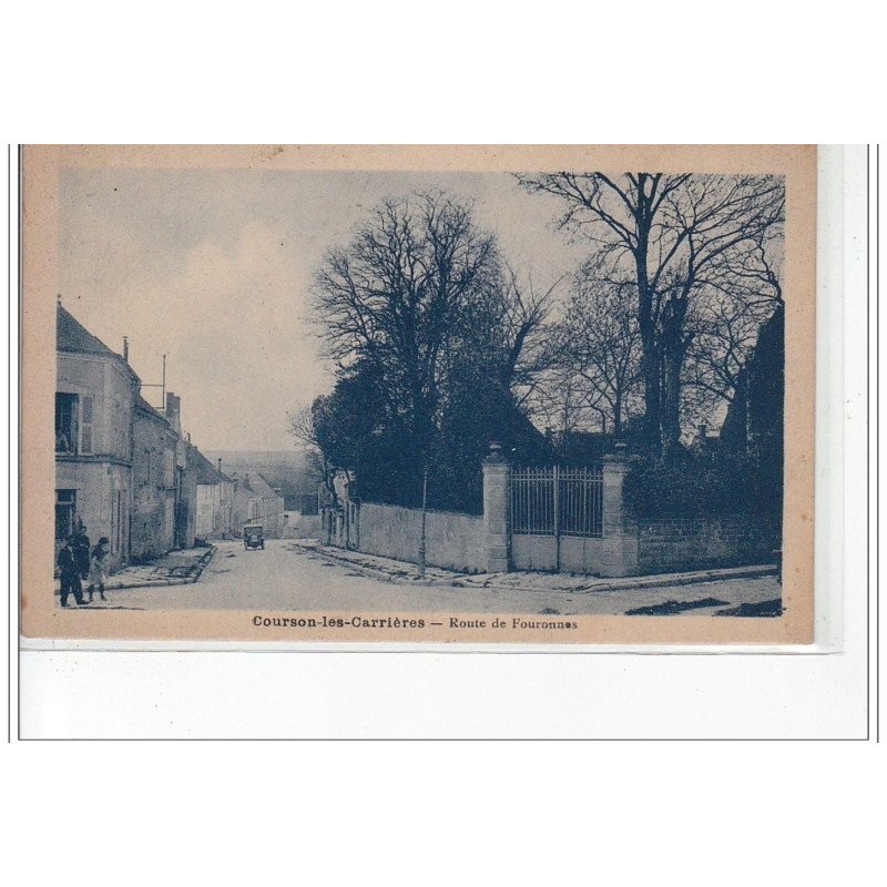 COURSON LES CARRIERES - Route de Fouronnes - très bon état COURSON LES CARRIERES - Route de Fouronnes - très bon état
