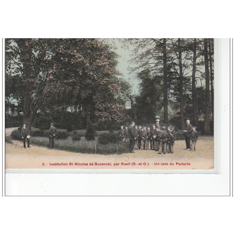 Institution St-Nicolas de Buzenval - Un coin du Parterre - très bon état