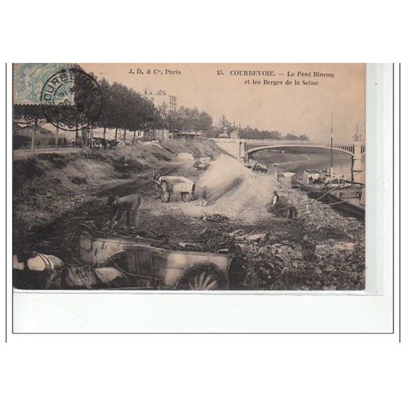 Le Pont Bineau et les Berges de la Seine - très bon état