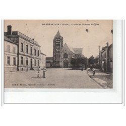 BESSANCOURT - Place de la Mairie et l'Eglise - très bon état