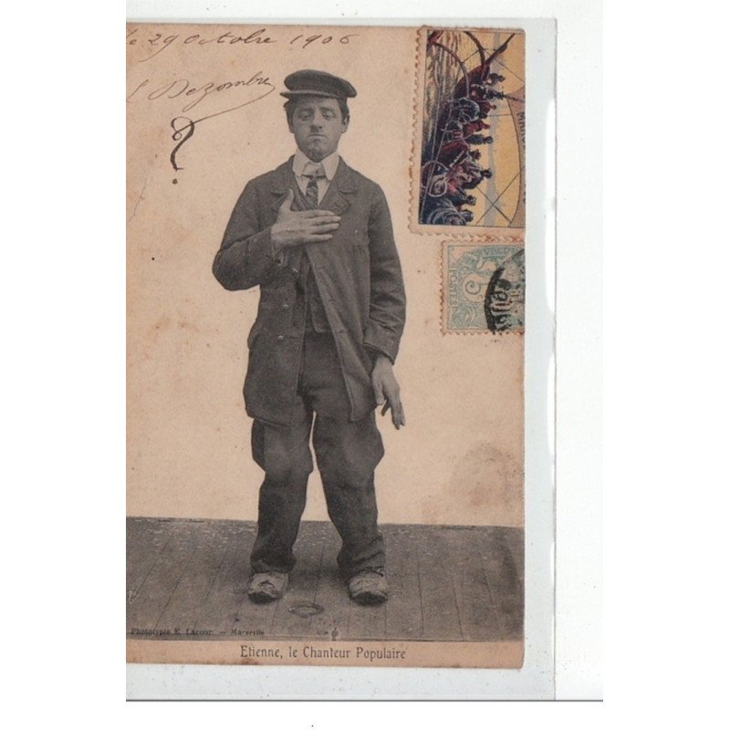 MARSEILLE - Etienne, le chanteur populaire - très bon état
