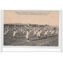 NANTES - Concours de Gymnastique - Fédération Sportive des Patronages de France 1909-Exercice de boxe- très bon état