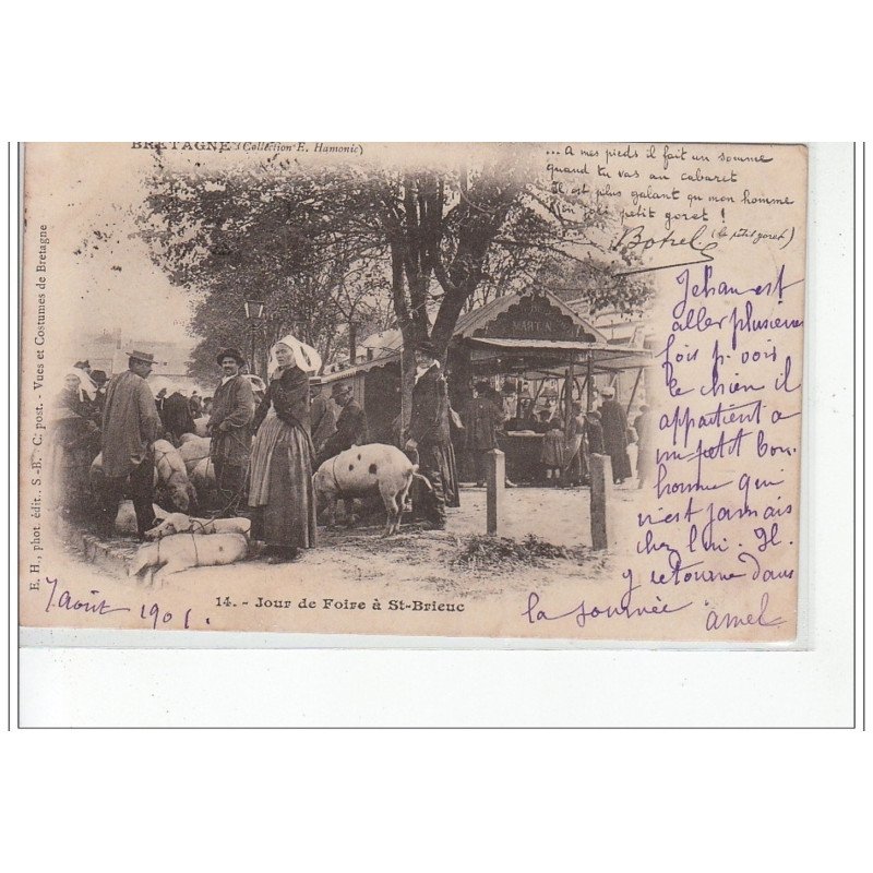SAINT BRIEUC - Jour de Foire à Saint Brieuc - très bon état