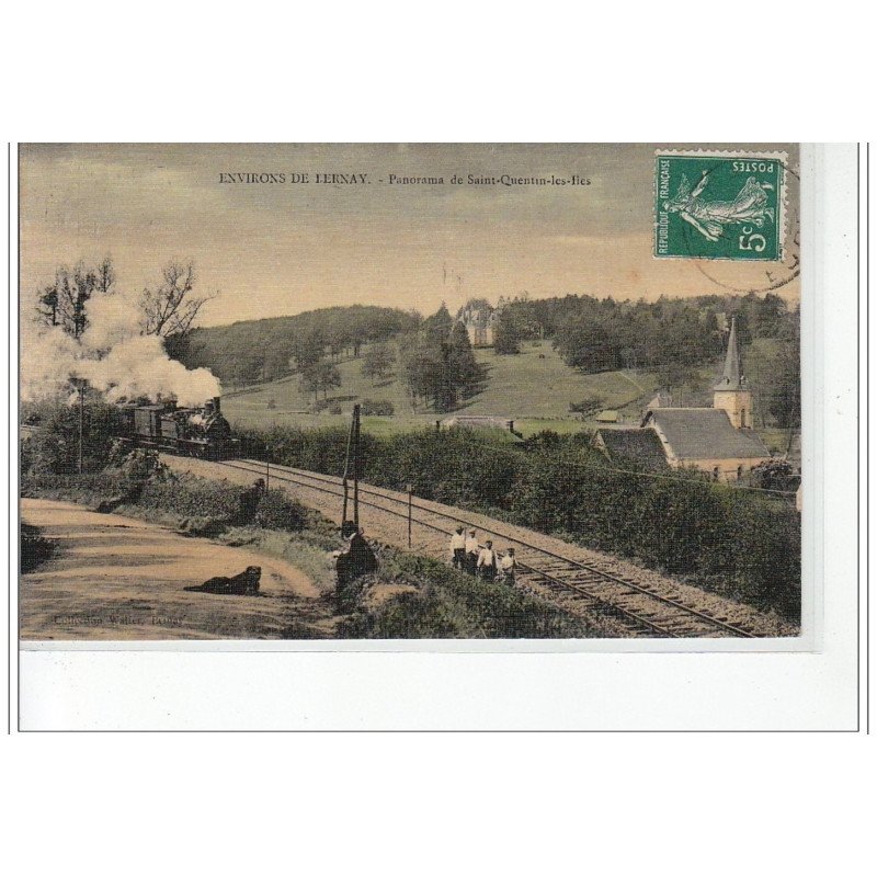 Environs de BERNAY - Panorama de SAINT QUENTIN LES ILES - très bon état