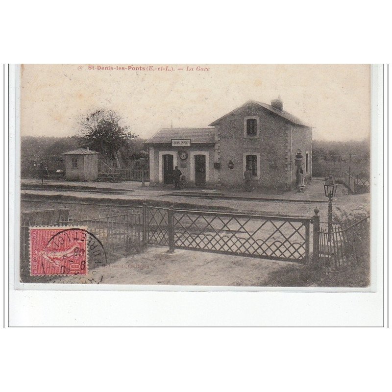 SAINT DENIS LES PONTS - La Gare - très bon état