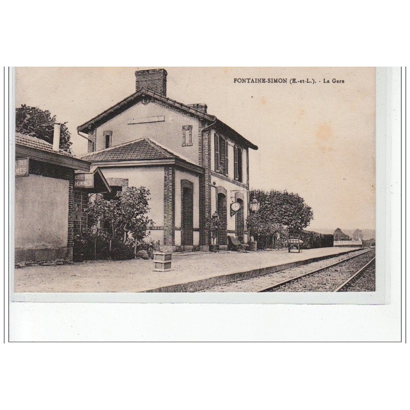 FONTAINE-SIMON - La Gare - très bon état