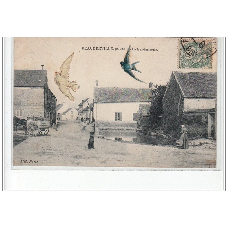 BEAUDREVILLE - La Gendarmerie - très bon état