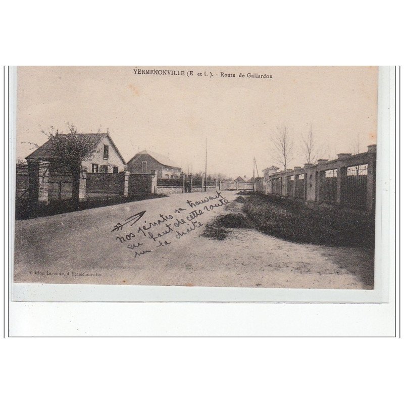 YERMENONVILLE - Route de Gallardon - très bon état