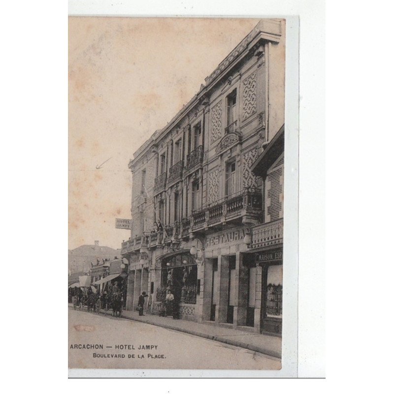 ARCACHON - Hôtel Jampy - Boulevard de la Plage - état